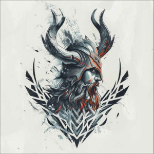 vikings tattoo design ideas ornate tribal power symbolising courage