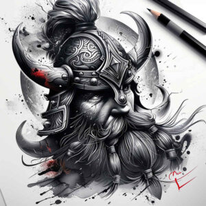 vikings tattoo design ideas solid blacks viking axe for biceps
