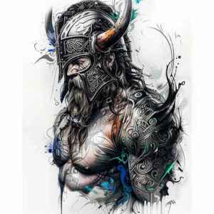 vikings tattoo design ideas Surrealism surreal lighting viking axe for chest