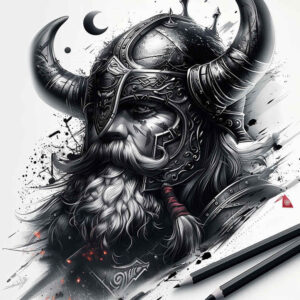 vikings tattoo design ideas refined lines viking axe for elbow