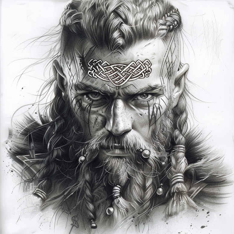 vikings tattoo design ideas depth perception viking might embodying strength