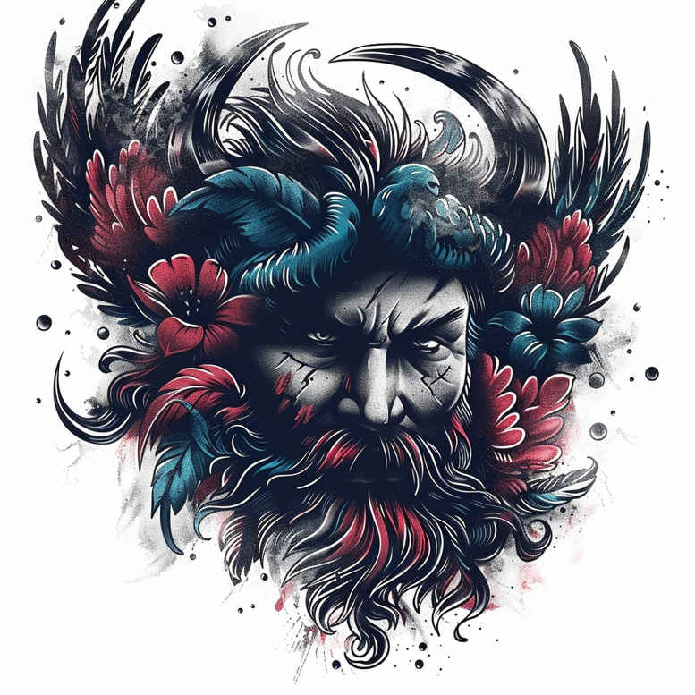 shaded-warrior-tattoo-deep-shadows-for-biceps – tattoo design ideas free ai generated – Gallery: vikings-inkby-ai