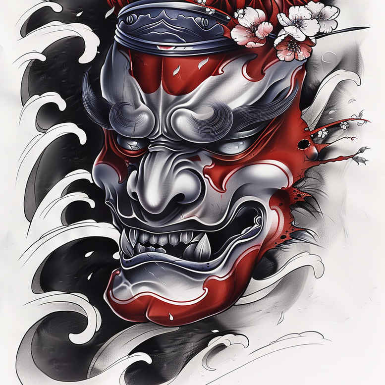 honor-motif-tattoo-surrealism-psychedelic-for-side-torso – tattoo design ideas free ai generated – Gallery: warriors-asia-inkby-ai