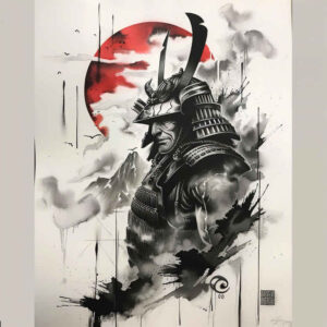 battle-motif-tattoo-realism-living-skin-for-lower-back – tattoo design ideas free ai generated – Gallery: warriors-asia-inkby-ai