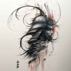 samurai-tattoo-realism-portrait-realism-for-forearm – tattoo design ideas free ai generated – Gallery: warriors-asia-inkby-ai