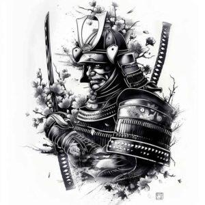 line-warrior-tattoo-realism-tactile-shading-for-upper-back – tattoo design ideas free ai generated – Gallery: warriors-asia-inkby-ai