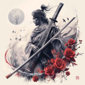 bravery-motif-tattoo-neotraditional-artistic-contrast-for-side – tattoo design ideas free ai generated – Gallery: warriors-asia-inkby-ai