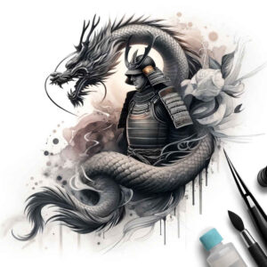 battle-motif-tattoo-neotraditional-dynamic-linework-for-ankle – tattoo design ideas free ai generated – Gallery: warriors-asia-inkby-ai