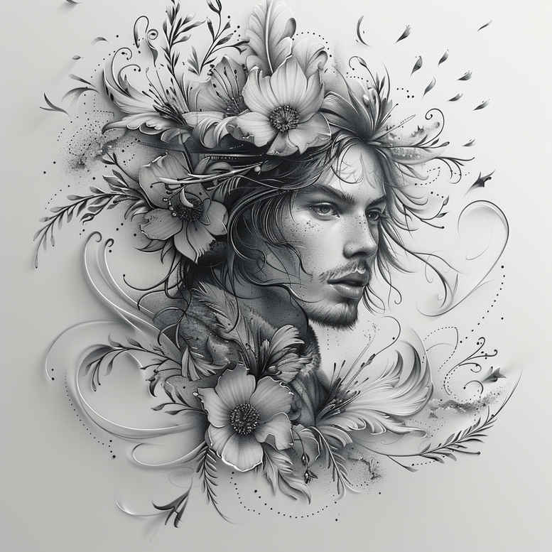detailed-warrior-tattoo-realism-illusion-of-depth-for-lower-thigh – tattoo design ideas free ai generated – Gallery: warriors-asia-inkby-ai