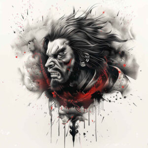 detailed-warrior-tattoo-realism-visual-truth-for-upper-back – tattoo design ideas free ai generated – Gallery: warriors-asia-inkby-ai