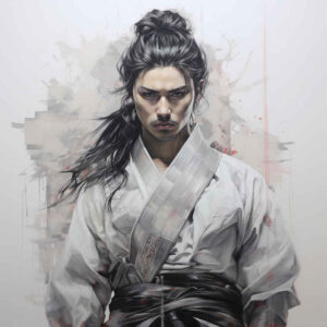 line-warrior-tattoo-realism-highlight-detail-for-shin – tattoo design ideas free ai generated – Gallery: warriors-asia-inkby-ai