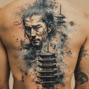 honor-symbol-tattoo-neotraditional-refined-lines-for-spine – tattoo design ideas free ai generated – Gallery: warriors-asia-inkby-ai