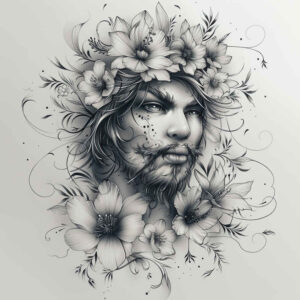 spirit-motif-tattoo-realism-lifelike-for-collarbone – tattoo design ideas free ai generated – Gallery: warriors-asia-inkby-ai