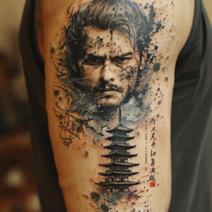 protection-symbols-tattoo-surrealism-phantasm-for-shoulder-blade – tattoo design ideas free ai generated – Gallery: warriors-asia-inkby-ai