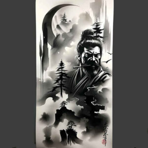3d-samurai-tattoo-realism-refined-lines-for-upper-arm – tattoo design ideas free ai generated – Gallery: warriors-asia-inkby-ai