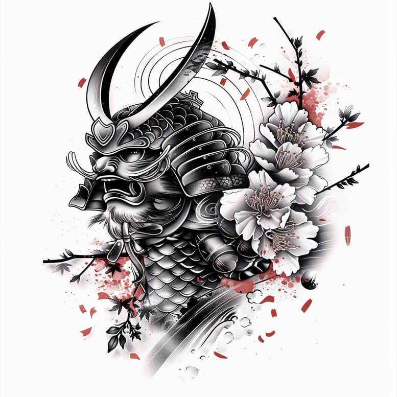 strength-symbol-tattoo-neotraditional-gradient-fills-for-back-of-neck – tattoo design ideas free ai generated – Gallery: warriors-asia-inkby-ai