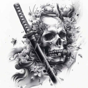 line-warrior-tattoo-neotraditional-clean-fill-for-lower-thigh – tattoo design ideas free ai generated – Gallery: warriors-asia-inkby-ai