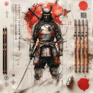 asian-warrior-tattoo-surrealism-esoteric-symbolism-for-fingers – tattoo design ideas free ai generated – Gallery: warriors-asia-inkby-ai