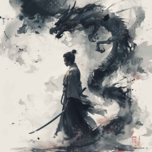 shaded-samurai-tattoo-realism-depth-perception-for-abdomen – tattoo design ideas free ai generated – Gallery: warriors-asia-inkby-ai