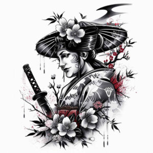 asian-warrior-tattoo-neotraditional-vivid-detail-for-ribs – tattoo design ideas free ai generated – Gallery: warriors-asia-inkby-ai