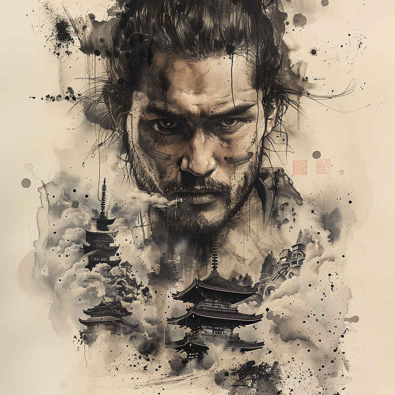 energy-tattoo-realism-clean-background-for-upper-back – tattoo design ideas free ai generated – Gallery: warriors-asia-inkby-ai