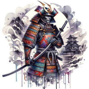 ornamental-ninja-tattoo-neotraditional-bold-highlights-for-sternum – tattoo design ideas free ai generated – Gallery: warriors-asia-inkby-ai