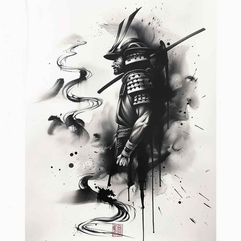 armor-tattoo-realism-optical-depth-for-abdomen – tattoo design ideas free ai generated – Gallery: warriors-asia-inkby-ai