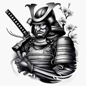 warriors-asia tattoo design ideas ornate ancient combat endurance and power