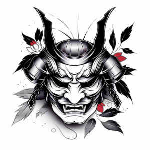 warriors-asia tattoo design ideas Surrealism chromatic flux ancient combat for back shoulder