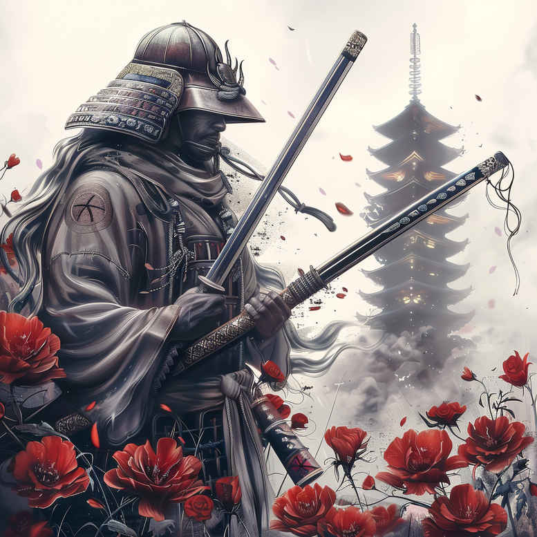 warriors-asia tattoo design ideas Surrealism morphic transformation ancient martial for stomach
