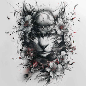 warriors-asia tattoo design ideas Surrealism abstract armor lines for wrist