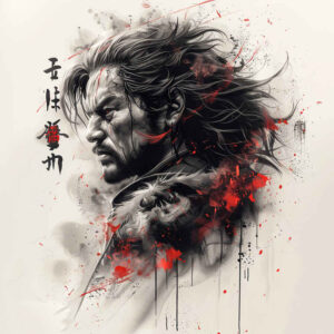 warriors-asia tattoo design ideas intricate armored figure represents determination