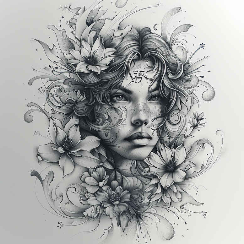 warriors-asia tattoo design ideas abstract bushido code endurance and power