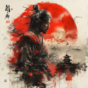 warriors-asia tattoo design ideas refined detail bushido code for lower back