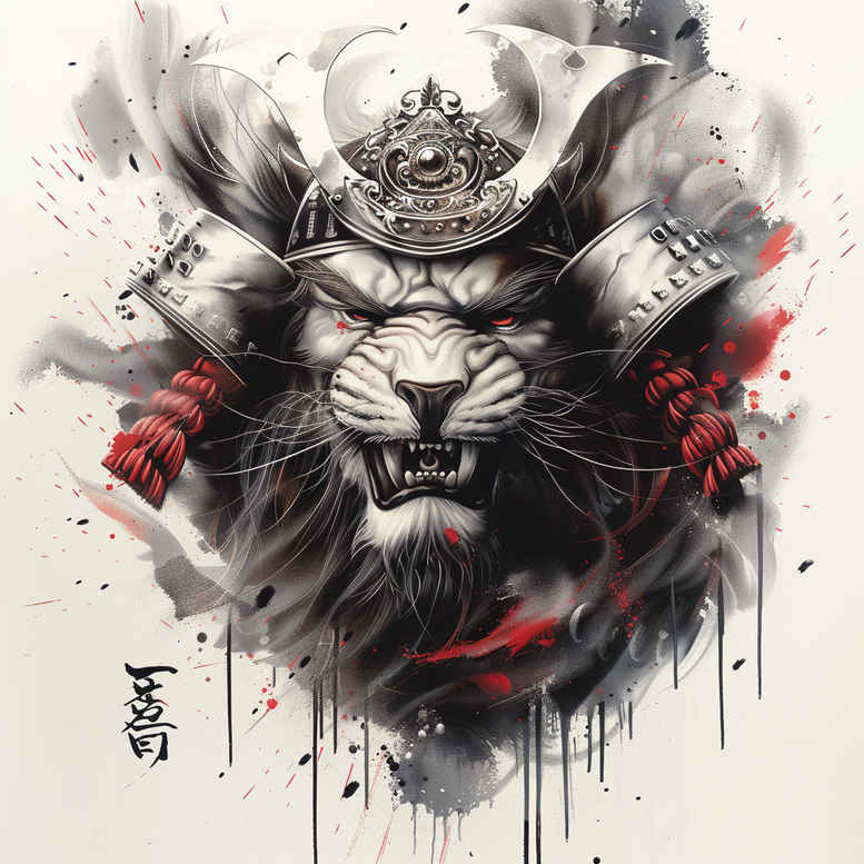 warriors-asia tattoo design ideas Surrealism surreal lighting calm discipline for lower leg