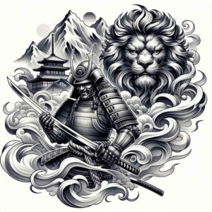 warriors-asia tattoo design ideas phantasmagoric cultural guardian for hip
