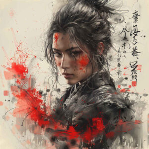 warriors-asia tattoo design ideas Realism inner glow cultural guardian stands for resilience