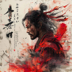 warriors-asia tattoo design ideas Realism reflection effect cultural power for biceps