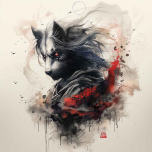 warriors-asia tattoo design ideas razor-sharp Daimyo pride for behind ear
