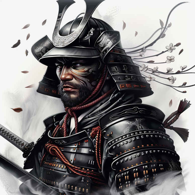 warriors-asia tattoo design ideas Realism reflective light detailed armor for upper arm