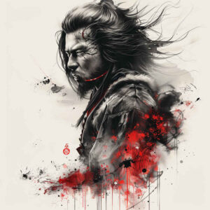warriors-asia tattoo design ideas moody detailed armor resilience and power
