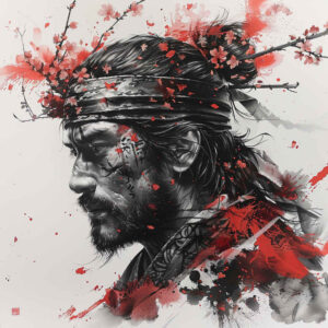 warriors-asia tattoo design ideas clean contrast inked protector embodying strength