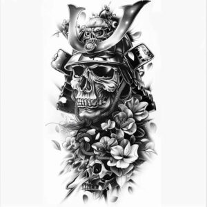 warriors-asia tattoo design ideas Surrealism otherworldly inked protector symbol of determination