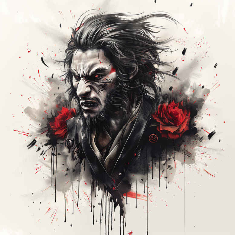 warriors-asia tattoo design ideas high-resolution inked protector symbolising endurance
