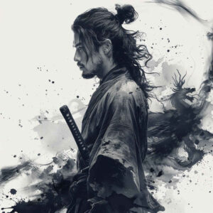 warriors-asia tattoo design ideas Realism true skin Japanese warrior meaning resilience