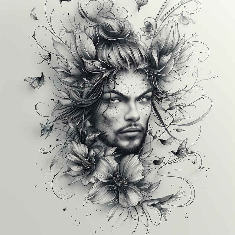 warriors-asia tattoo design ideas Neotraditional sharp edges katana blade symbolising resilience
