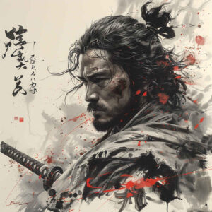 warriors-asia tattoo design ideas Realism soft highlights martial elegance stands for endurance