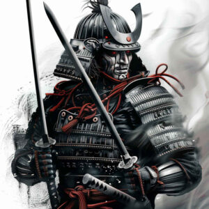 warriors-asia tattoo design ideas volume effect rising sun embodying strength
