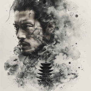 warriors-asia tattoo design ideas refined lines samurai lineage stands for determination