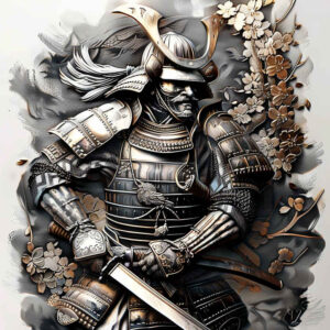 warriors-asia tattoo design ideas enigmatic aura Shogun force represents perseverance